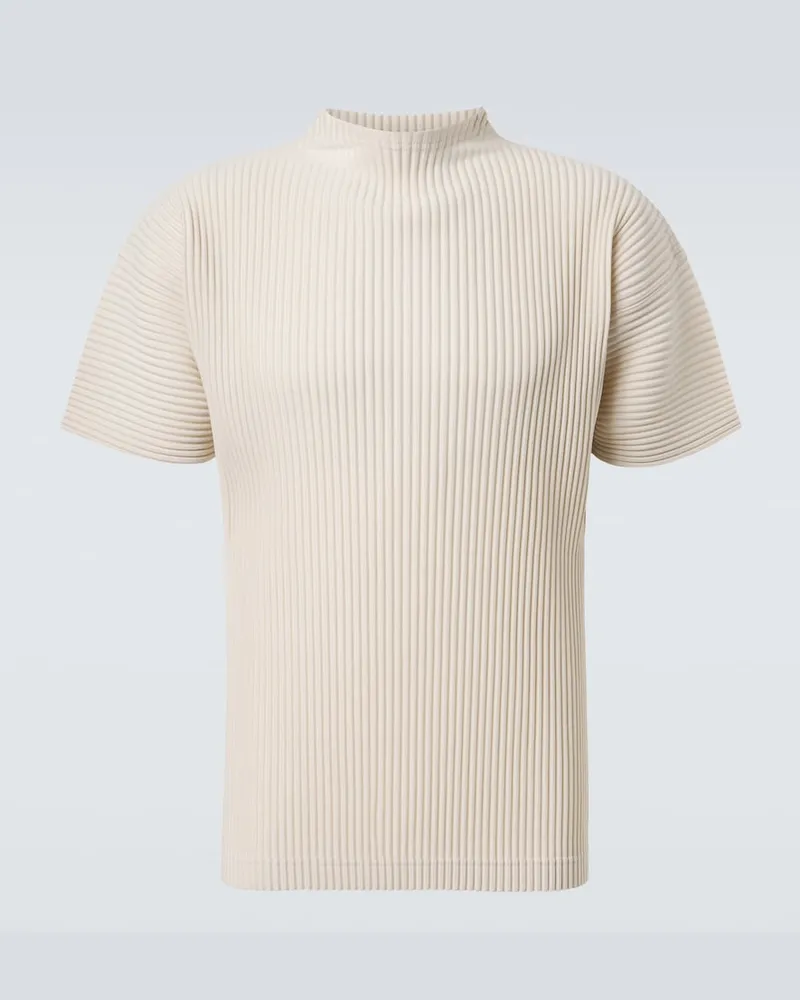 Issey Miyake Homme PlissÃ© Issey Miyake T-shirt Monthly Colors plissÃ Beige