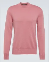 Loro Piana Pullover Parksville in cashmere Rosa