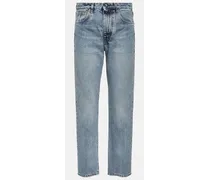 Jeans regular Twisted Seam a vita media
