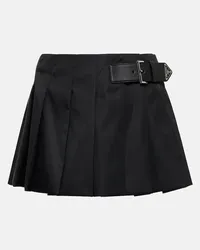 Prada Minigonna in crêpe Nero