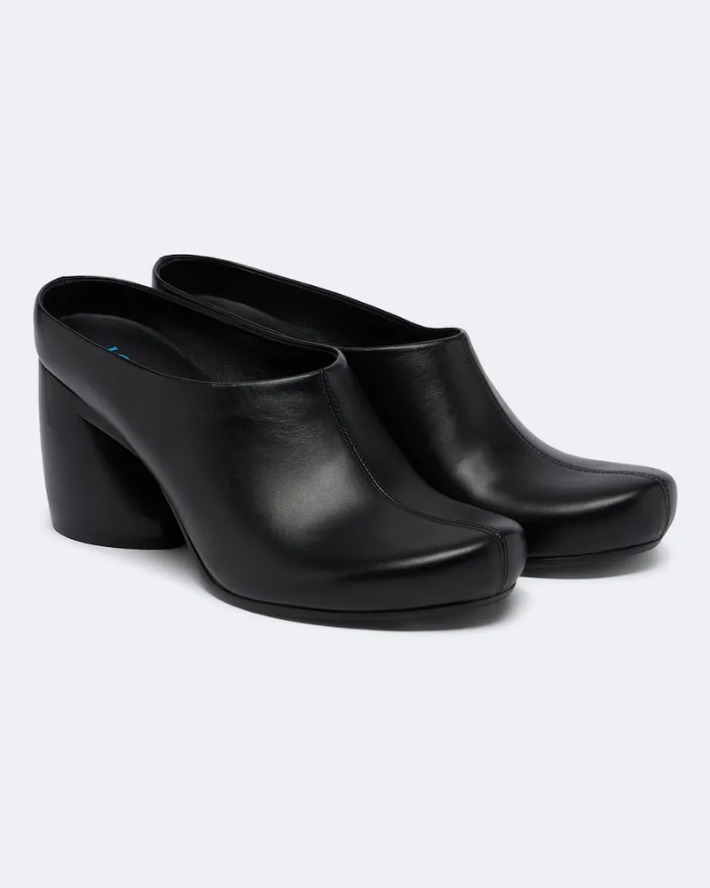 Loewe Mules Oval in pelle Nero