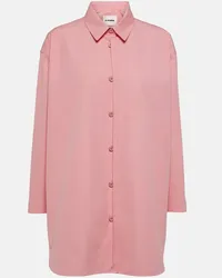 Jil Sander Camicia in popeline di cotone Rosa