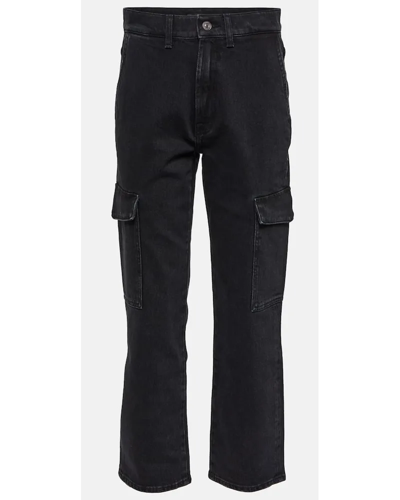 7 for all mankind Jeans regular cropped Logan Cargo Nero