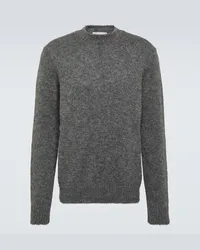 Jil Sander Pullover in misto lana e alpaca Grigio