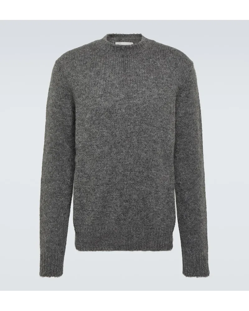 Jil Sander Pullover in misto lana e alpaca Grigio