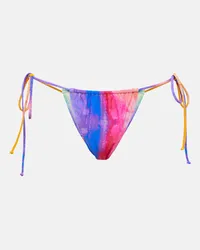 Reina Olga Slip bikini con stampa Multicolore