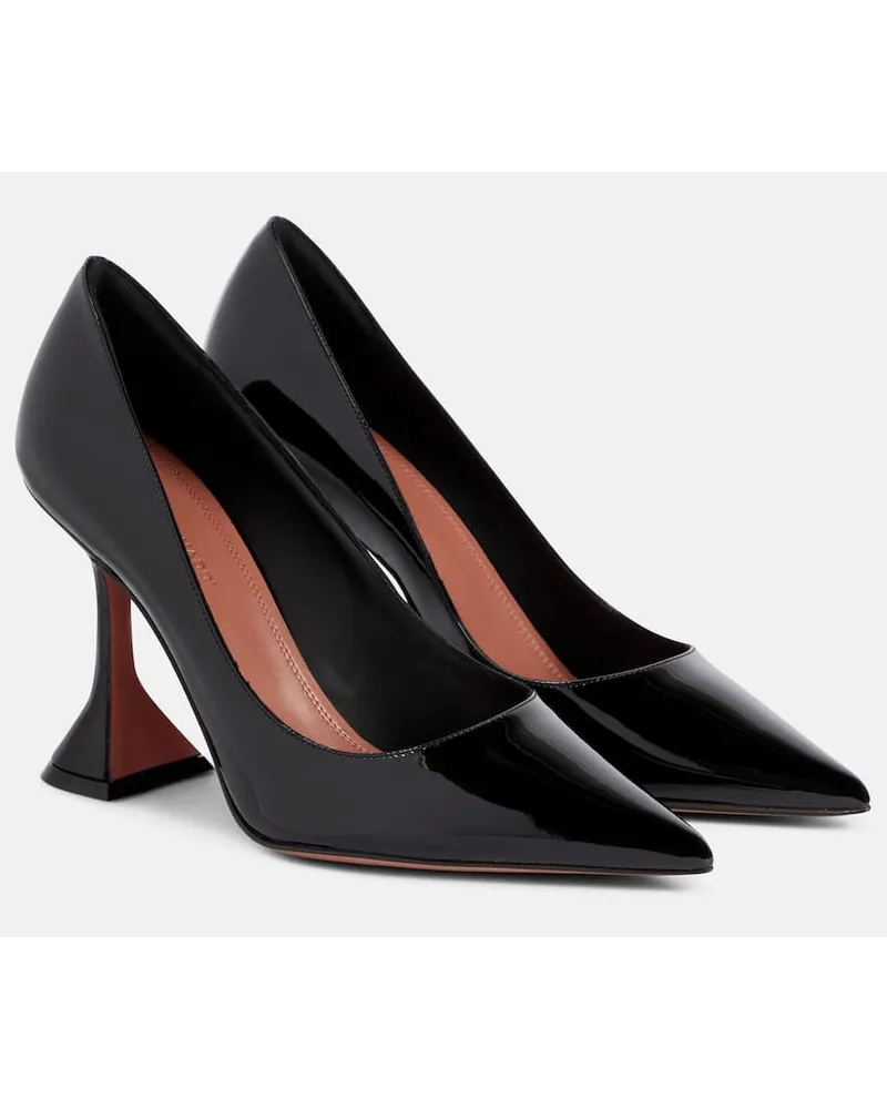 Amina Muaddi Pumps Ami in vernice Nero