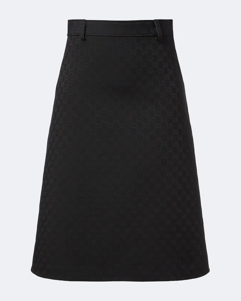 Gucci Gonna midi GG Nero