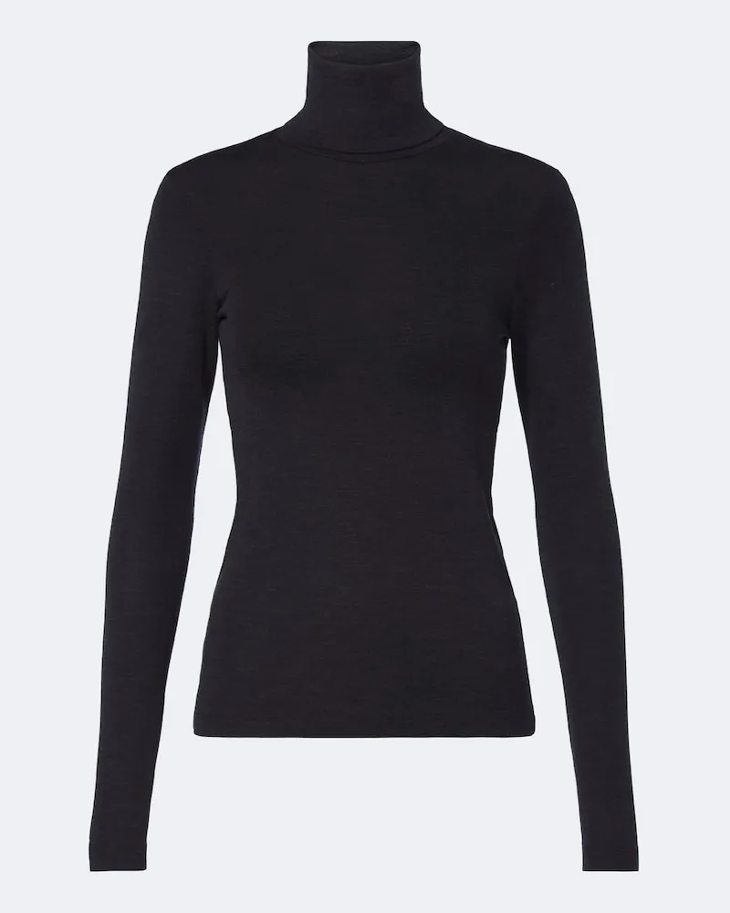 Róhe Róhe Pullover in maglia di lana a collo alto Nero
