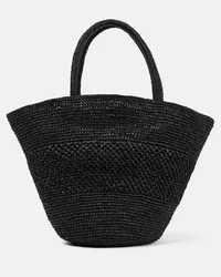 The Row Borsa Emilie in rafia Nero