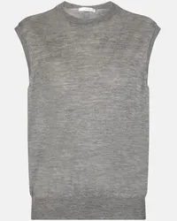 The Row Gilet Balham in cashmere Grigio