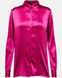 Tom Ford Blusa in misto seta Rosa