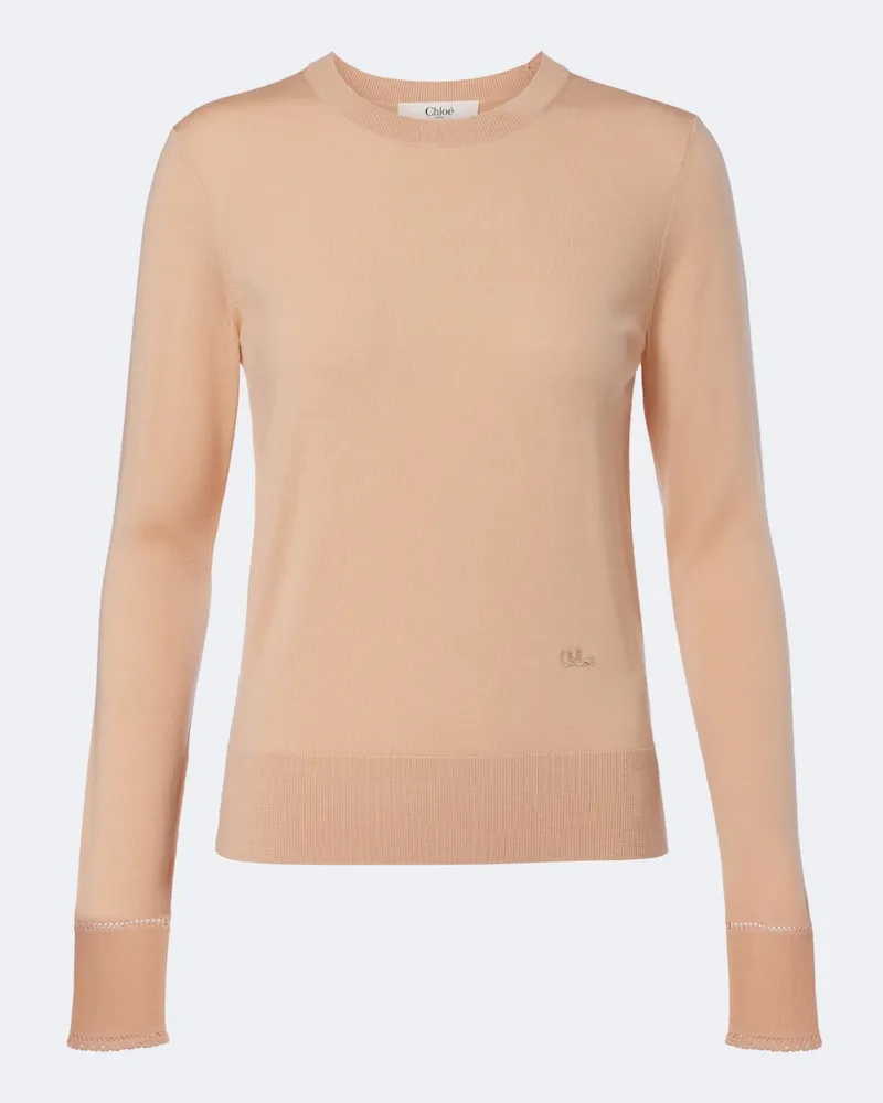 Chloé Chloé Pullover in lana Rosa