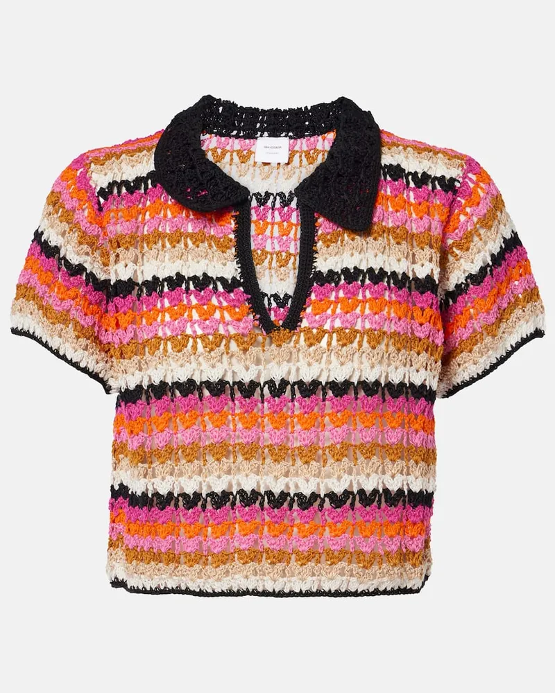 Anna Kosturova Polo Summer in cotone Multicolore