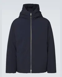 Jil Sander Piumino con zip Blu