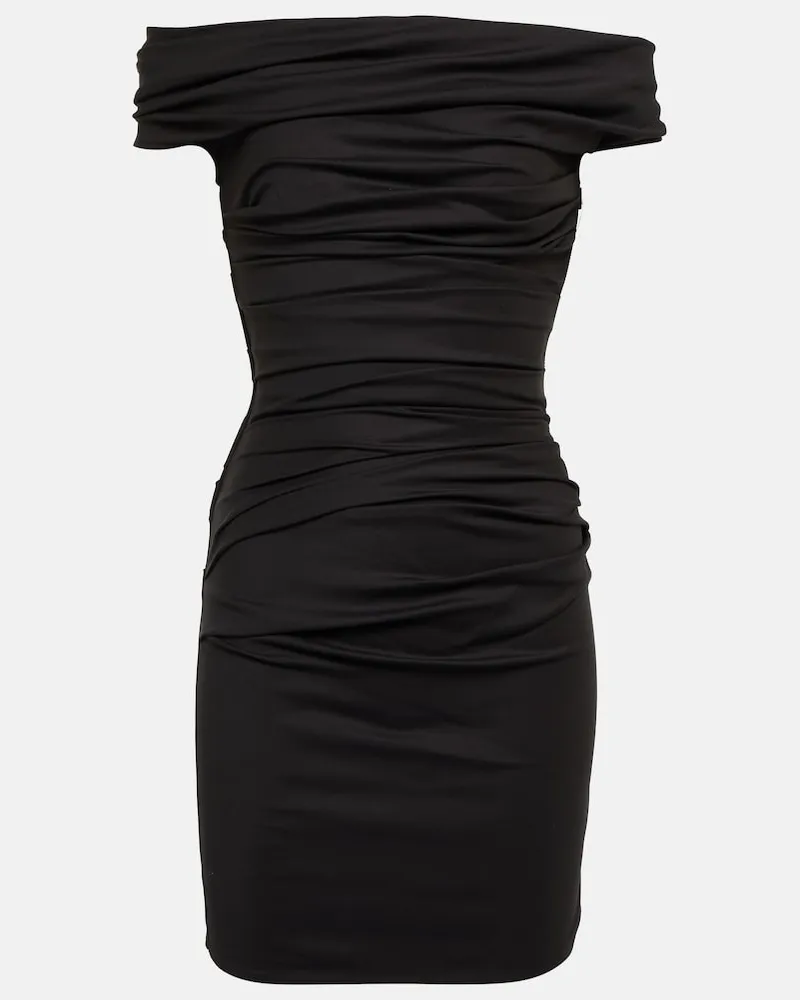 Maticevski Abito mini The Prize off-the-shoulder Nero