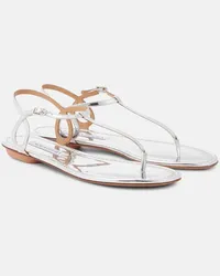 Aquazzura Sandali infradito Almost Bare Argento