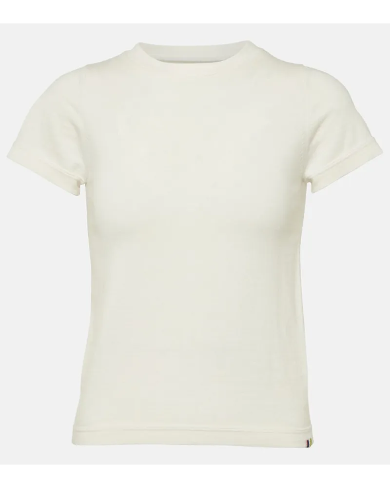 extreme cashmere T-shirt N°292 America in cashmere Bianco