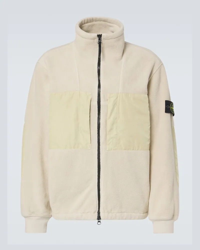 Stone Island Giacca Compass in misto cotone Beige