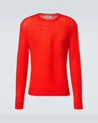 Jil Sander Pullover in lana Rosso