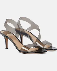 Gianvito Rossi Sandali Metropolis 70 in PVC Nero