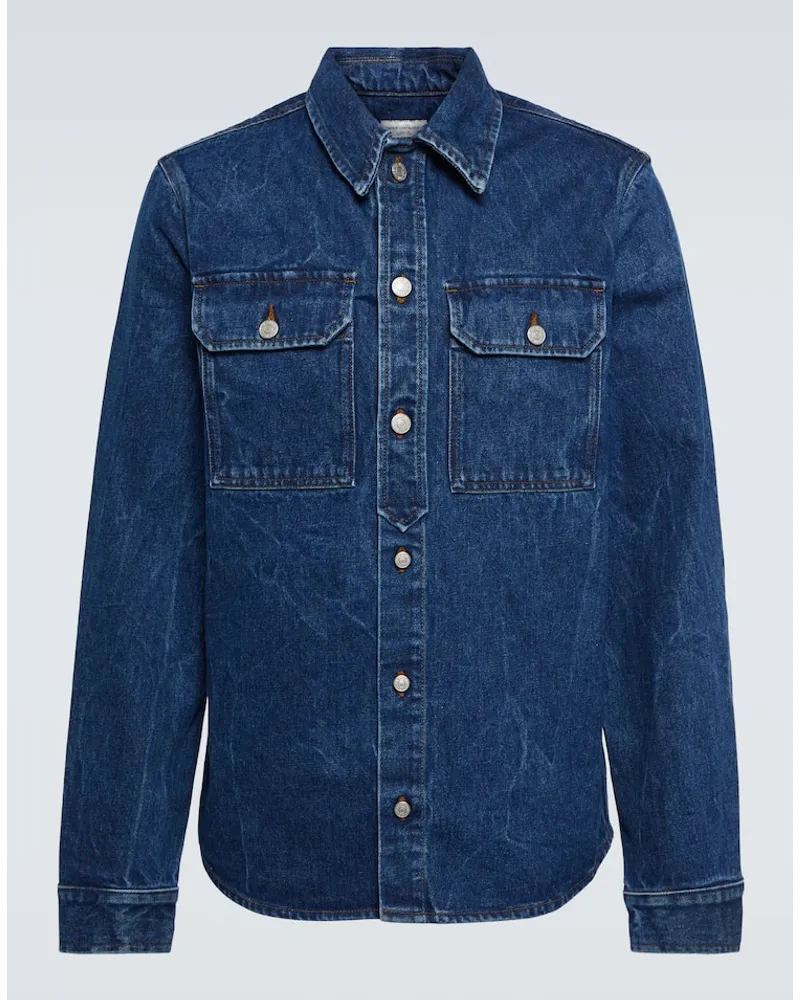 Dries van Noten Camicia di jeans Blu