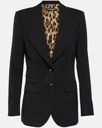 Dolce & Gabbana Blazer in misto lana Nero