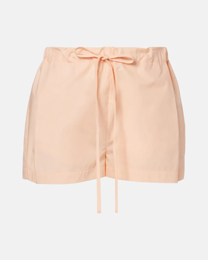 KHAITE Shorts Robbie in cotone Rosa