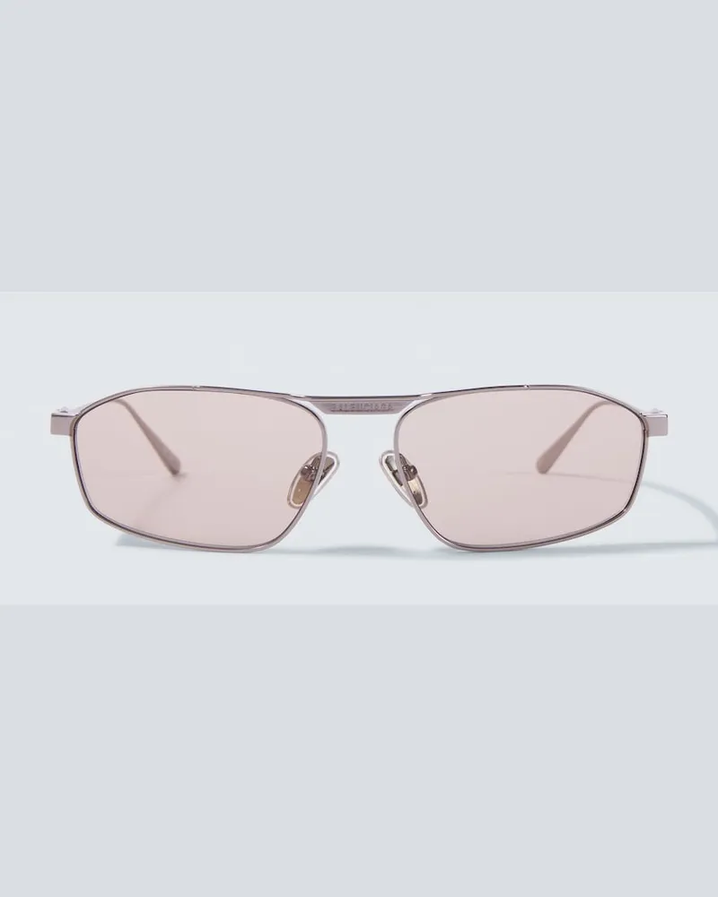 Balenciaga Occhiali da sole Tag 3.0 aviator Argento