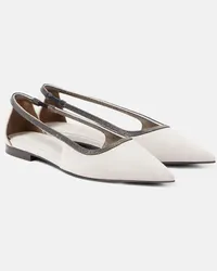 Brunello Cucinelli Ballerine in suede Marrone