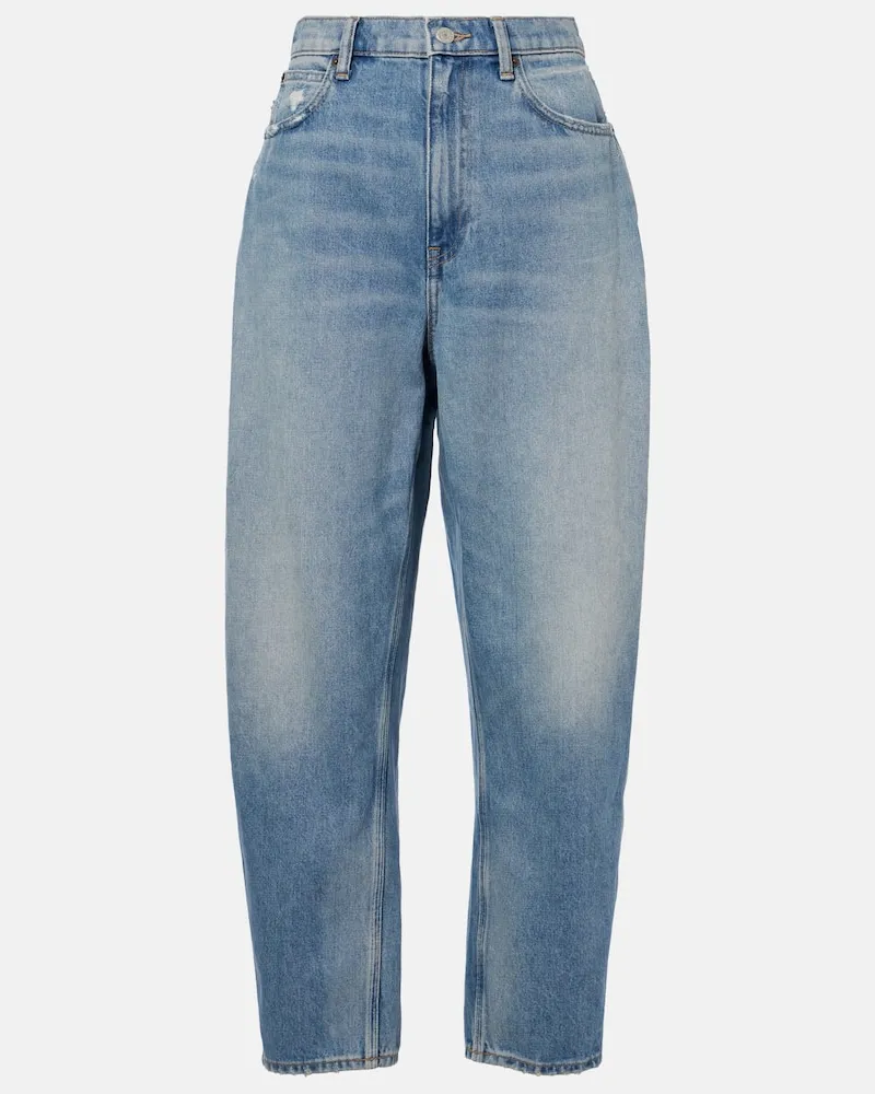 Ralph Lauren Jeans barrel a vita alta Blu