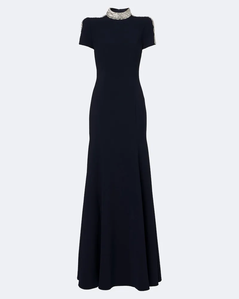 Jenny Packham Abito lungo Mesa Blu