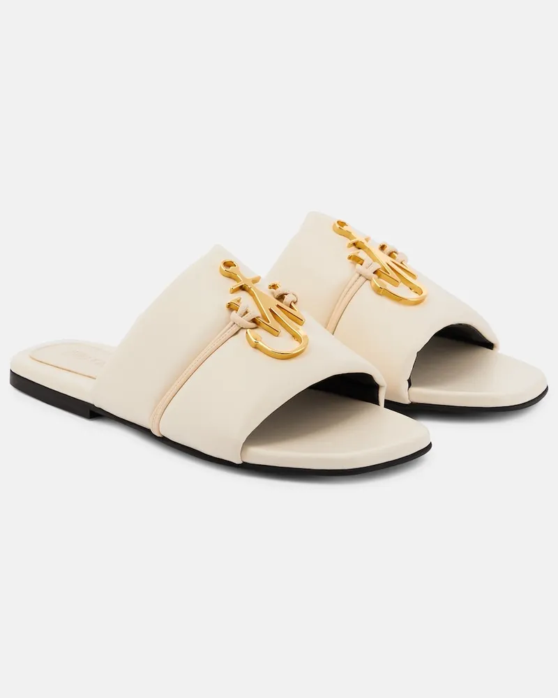 J.W.Anderson Sandali Anchor in pelle Beige