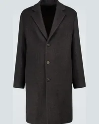 Loro Piana Cappotto Findon in misto lana Nero