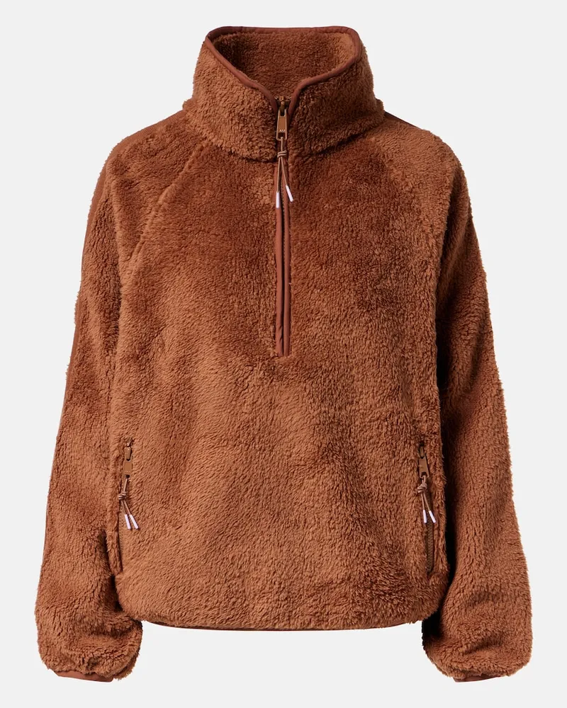 The Upside Felpa Harlow in pile Marrone