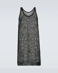 Rick Owens Tank top in lana vergine Nero