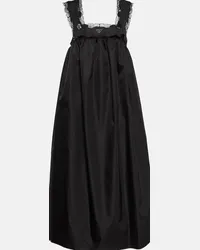 Prada Abito midi con ricami Nero