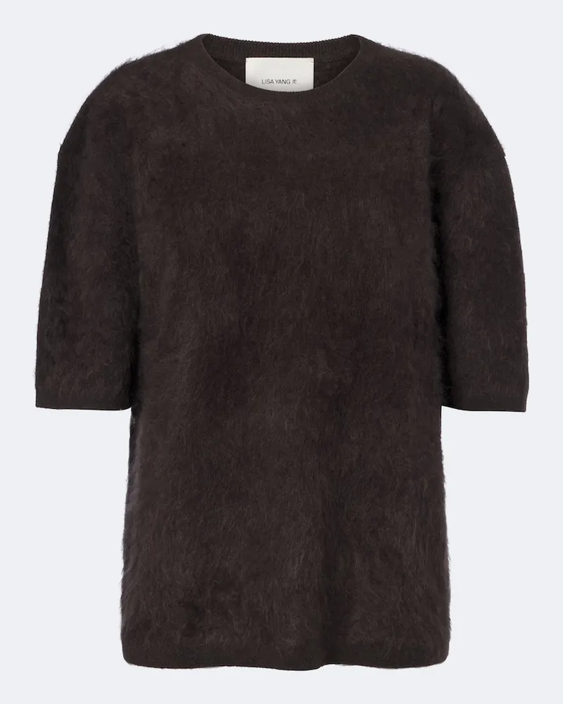 Lisa Yang Pullover Maren in cashmere Marrone