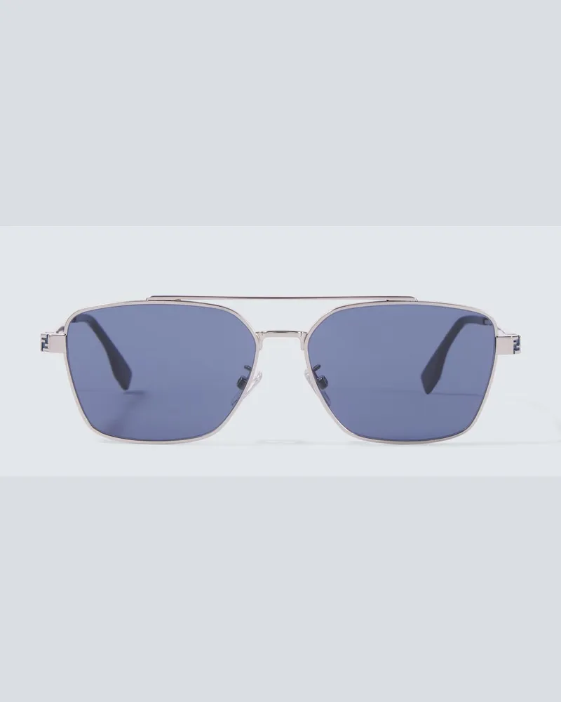 Fendi Occhiali da sole squadrati Fendi Sky Argento