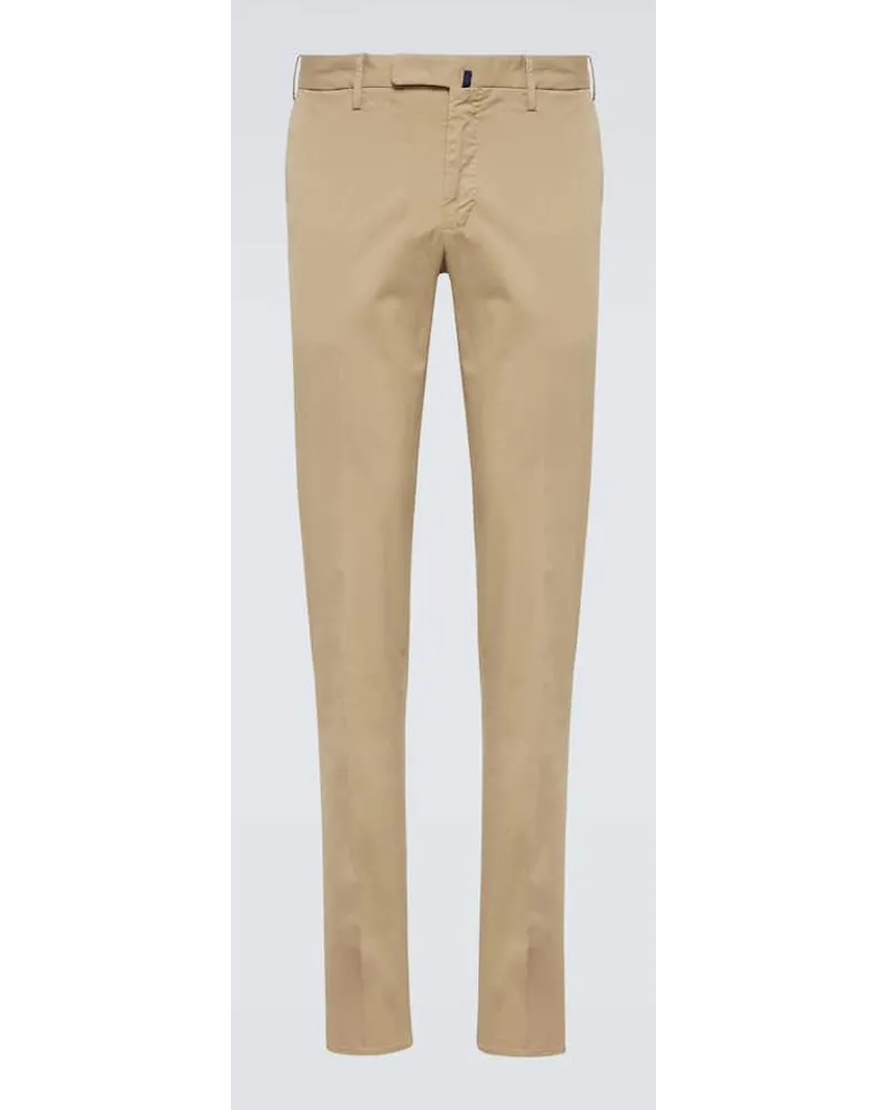 Slowear Pantaloni slim in misto cotone Beige