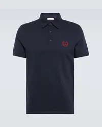 Valentino Garavani Polo VLogo in cotone Blu