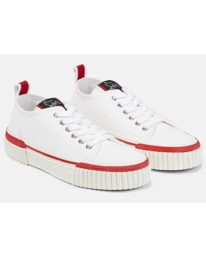 Christian Louboutin Sneakers Pedro in canvas Multicolore