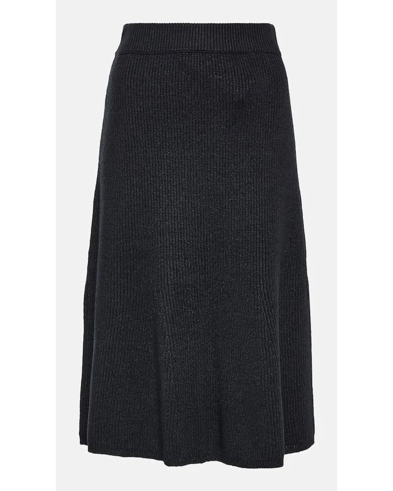 Joseph Gonna midi in maglia a coste Nero
