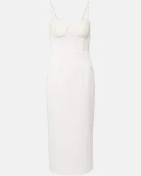 Rebecca Vallance Bridal - Abito midi Delaney Bianco