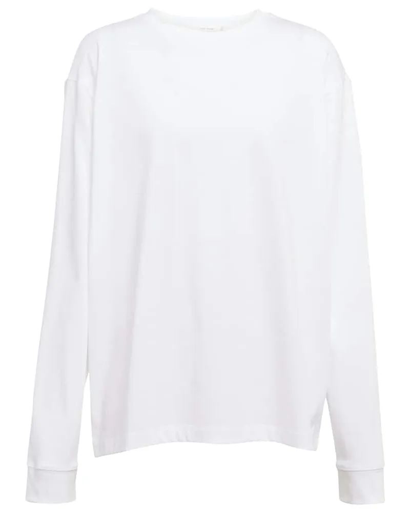 The Row Top in cotone Ciles a maniche lunghe Bianco
