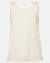 Max Mara Top in jersey di cotone Neutro