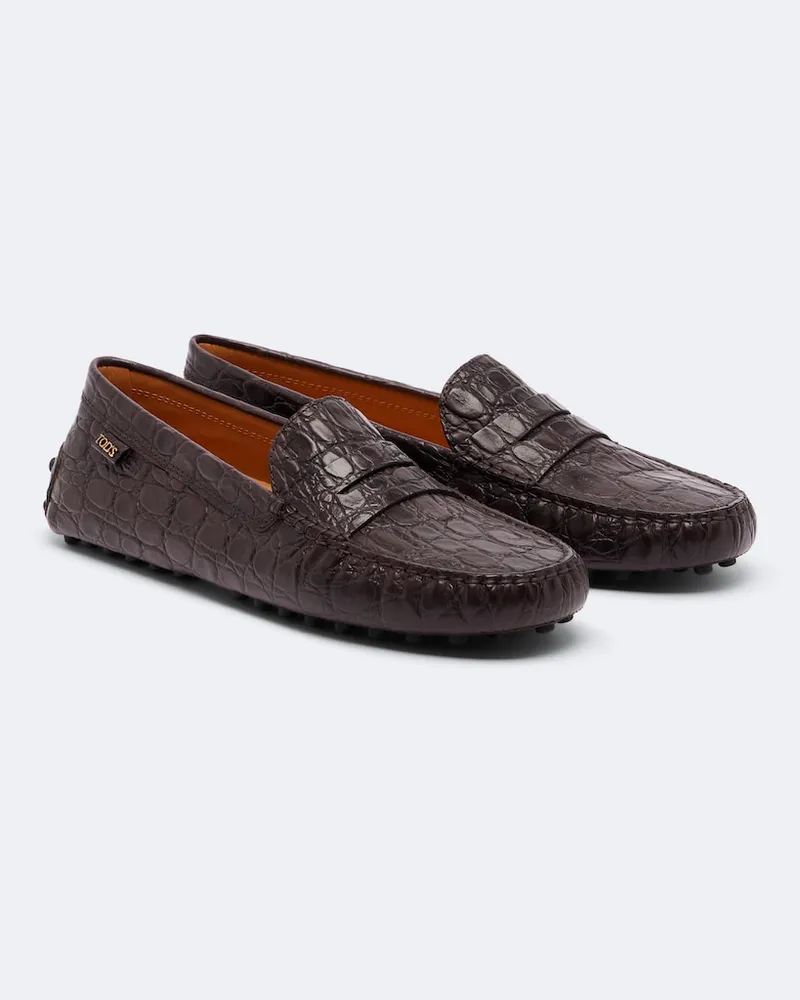 TOD'S Mocassini Gommino in pelle Marrone