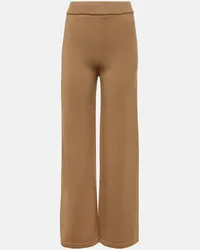 Max Mara Leisure - Pantaloni Visione in lana vergine Beige