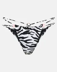 Reina Olga Slip bikini Theresa con stampa zebrata Multicolore