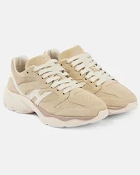 Hogan Sneakers Hogan H665 con suede Beige